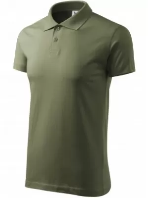Férfi póló gallérral MALFINI SINGLE J. 202 KHAKI