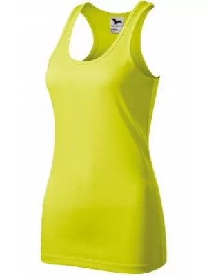 Funkcionális női felső MALFINI RACER 167 NEON SÁRGA