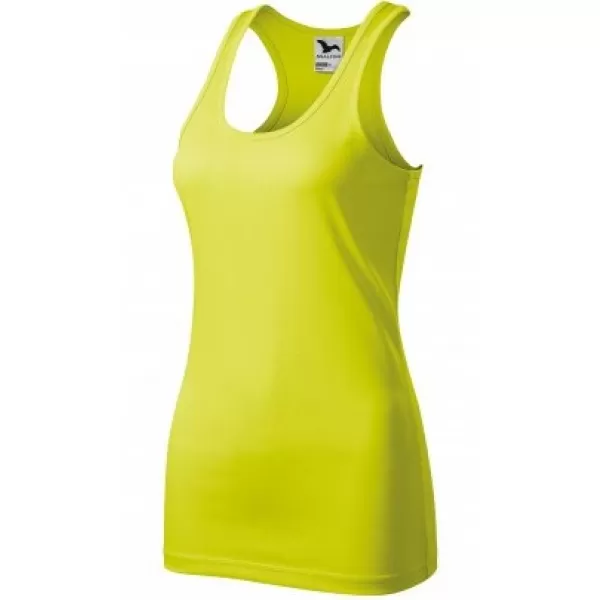  Funkcionális női felső MALFINI RACER 167 NEON SÁRGA 