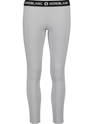 Női leggings NORDBLANC CONTRIVE NBSPL7186 VILÁGOSSZÜRKE KIEMELÉSEK