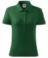 Női póló gallérral MALFINI COTTON 213 ÜVEG ZÖLD