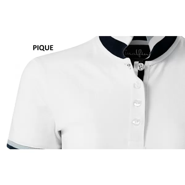  Női ruha gallérral MALFINI PREMIUM DRESS UP 271 FEHÉR 