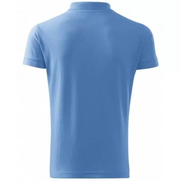  Férfi póló gallérral MALFINI COTTON 212 ÉG KÉK 