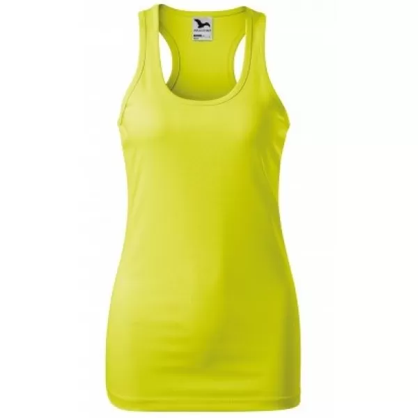  Funkcionális női felső MALFINI RACER 167 NEON SÁRGA 