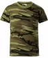 Gyermek póló MALFINI CAMOUFLAGE 149 TEREPSZÍNŰ ZÖLD