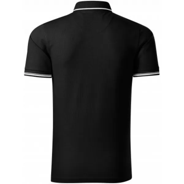  Férfi póló gallérral MALFINI PREMIUM PERFECTION PLAIN 251 FEKETE 