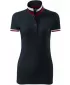 Női póló gallérral MALFINI PREMIUM COLLAR UP 257 SÖTÉT SÖTÉTKÉK