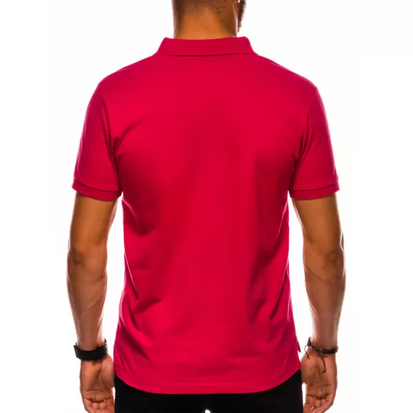  Mens t -ing egy gallérral OMBRE AS1048 PIROS 