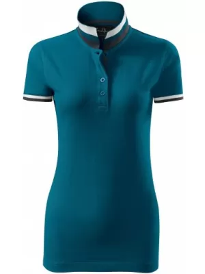 Női póló gallérral MALFINI PREMIUM COLLAR UP 257 KEROZIN