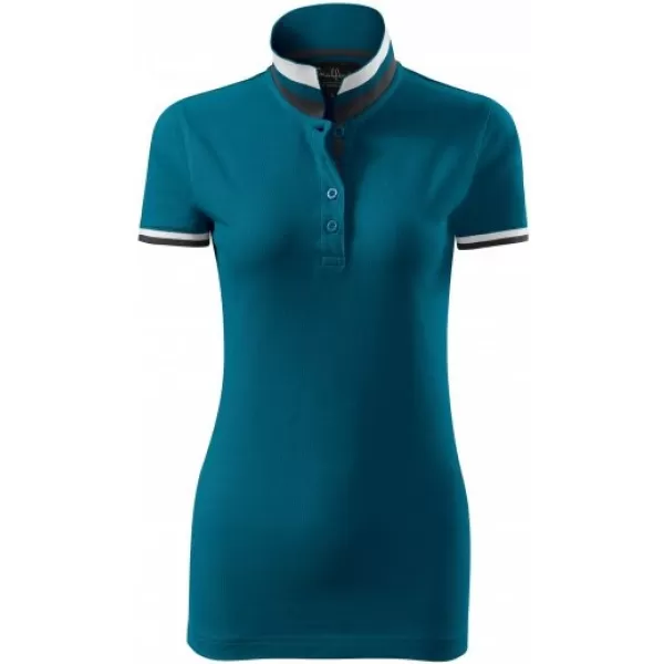  Női póló gallérral MALFINI PREMIUM COLLAR UP 257 KEROZIN 