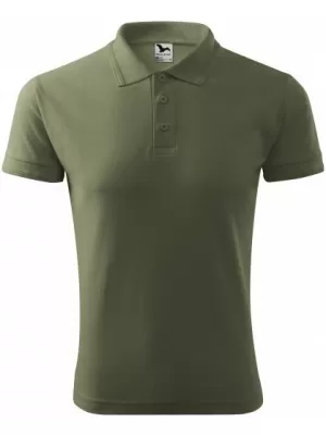 Férfi póló gallérral MALFINI PIQUE POLO 203 KHAKI