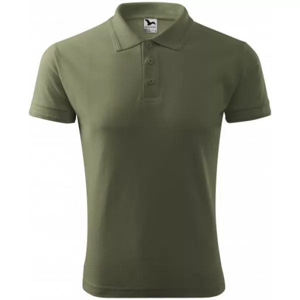  Férfi póló gallérral MALFINI PIQUE POLO 203 KHAKI 