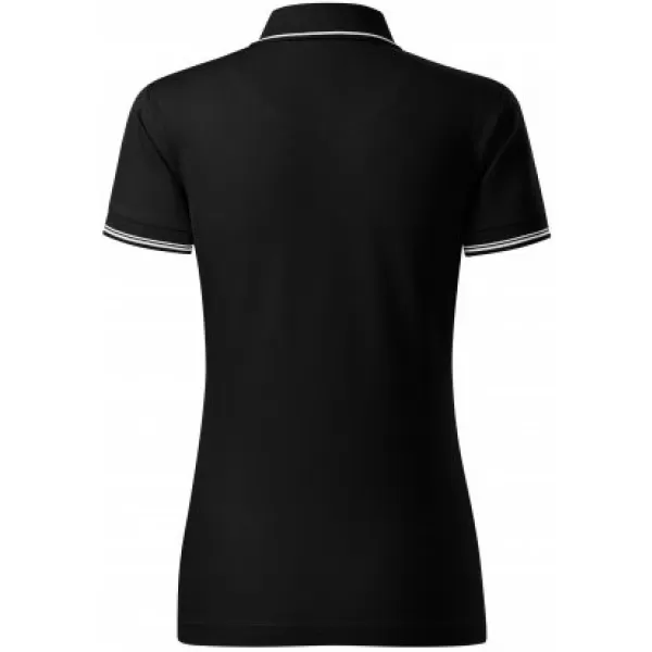  Női póló gallérral MALFINI PREMIUM PERFECTION PLAIN 253 FEKETE 