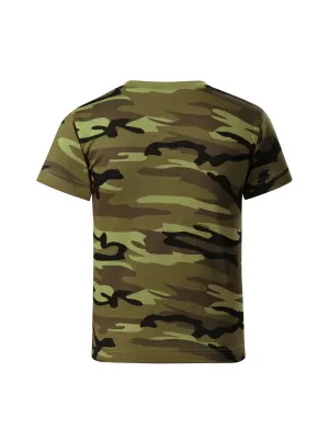 Gyermek póló MALFINI CAMOUFLAGE 149 TEREPSZÍNŰ ZÖLD