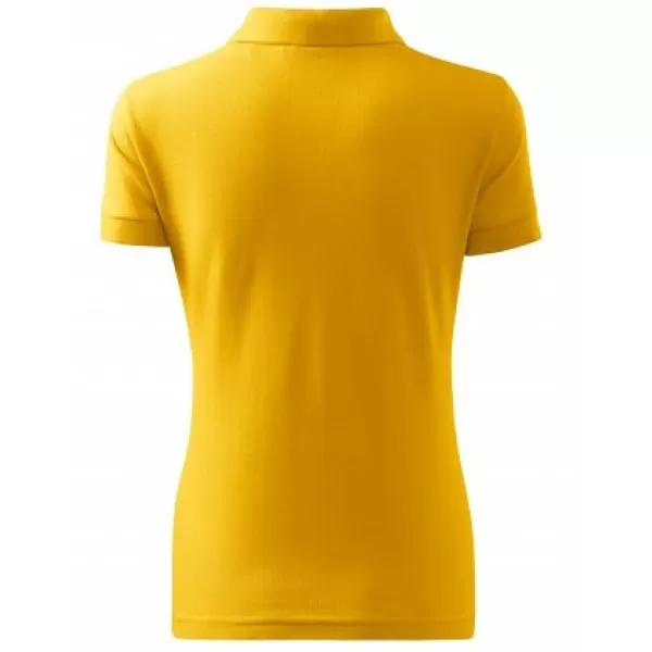  Női póló gallérral MALFINI COTTON 213 BOROSTYÁN 