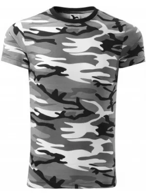 Férfi póló MALFINI CAMOUFLAGE 144 TEREPSZÍNŰ SZÜRKE