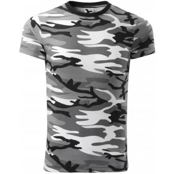  Férfi póló MALFINI CAMOUFLAGE 144 TEREPSZÍNŰ SZÜRKE 
