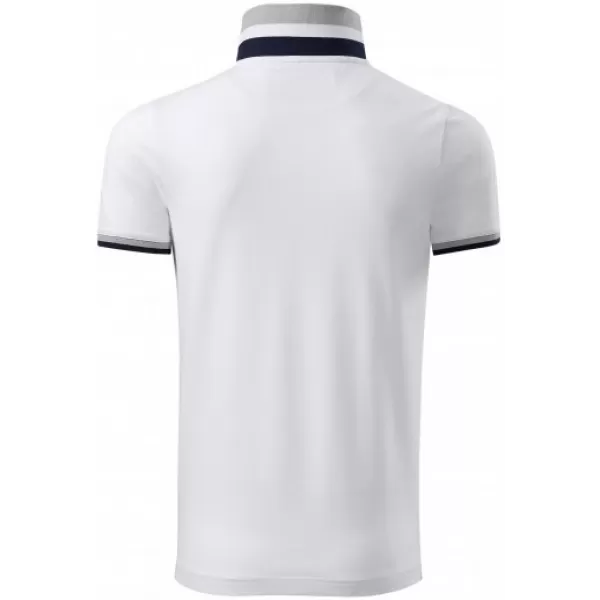  Férfi póló gallérral MALFINI PREMIUM COLLAR UP 256 FEHÉR 