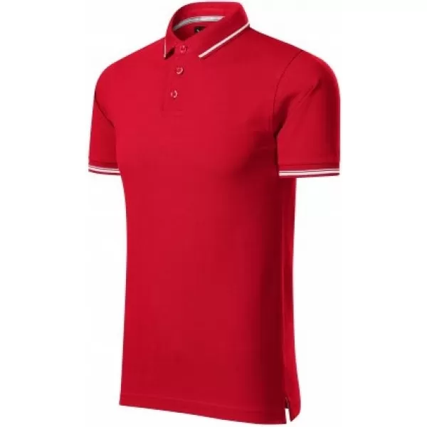  Férfi póló gallérral MALFINI PREMIUM PERFECTION PLAIN 251 PIROS KÉPLET 