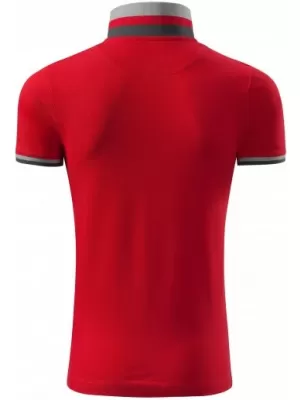 Férfi póló gallérral MALFINI PREMIUM COLLAR UP 256 PIROS KÉPLET