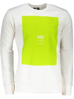 Férfi pulóver OMBRE AB1045 FEHÉR