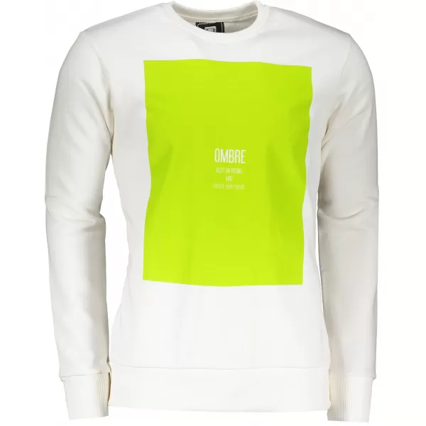 Férfi pulóver OMBRE AB1045 FEHÉR 