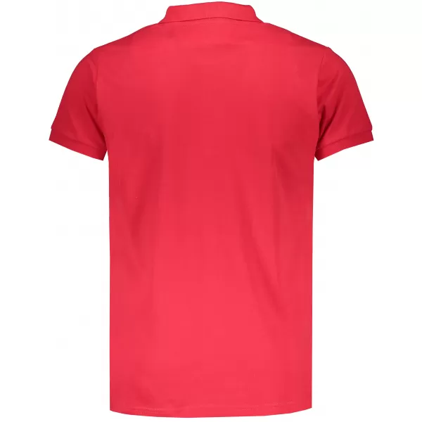  Mens t -ing egy gallérral OMBRE AS1048 PIROS 