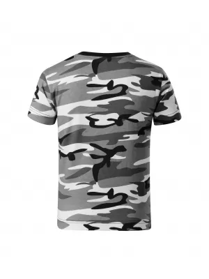 Gyermek póló MALFINI CAMOUFLAGE 149 TEREPSZÍNŰ SZÜRKE
