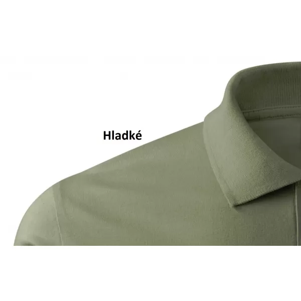  Férfi póló gallérral MALFINI SINGLE J. 202 KHAKI 