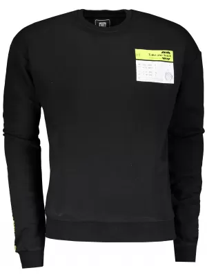 Férfi pulóver OMBRE AB1046 FEKETE