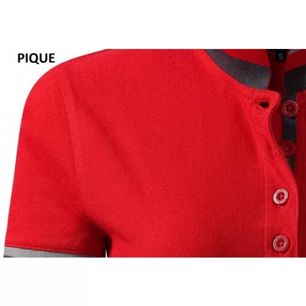  Férfi póló gallérral MALFINI PREMIUM COLLAR UP 256 PIROS KÉPLET 