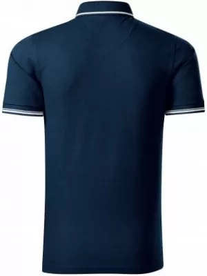 Férfi póló gallérral MALFINI PREMIUM PERFECTION PLAIN 251 SÖTÉTKÉK