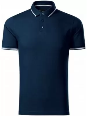 Férfi póló gallérral MALFINI PREMIUM PERFECTION PLAIN 251 SÖTÉTKÉK