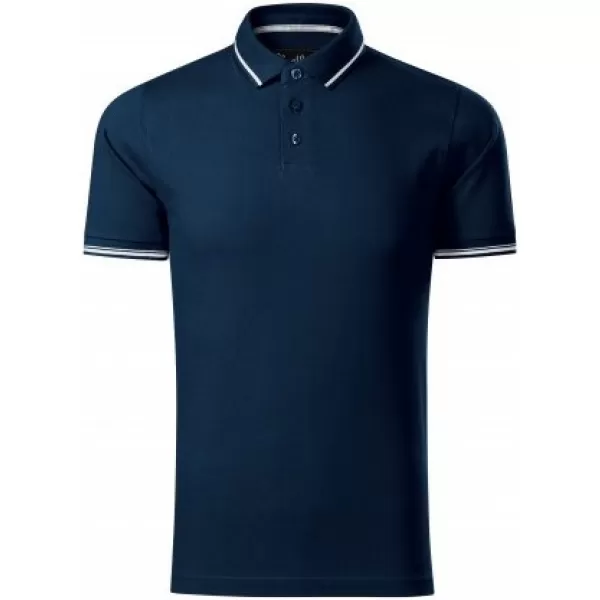  Férfi póló gallérral MALFINI PREMIUM PERFECTION PLAIN 251 SÖTÉTKÉK 