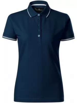 Női póló gallérral MALFINI PREMIUM PERFECTION PLAIN 253 SÖTÉTKÉK