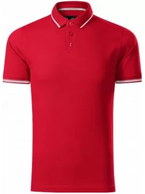 Férfi póló gallérral MALFINI PREMIUM PERFECTION PLAIN 251 PIROS KÉPLET