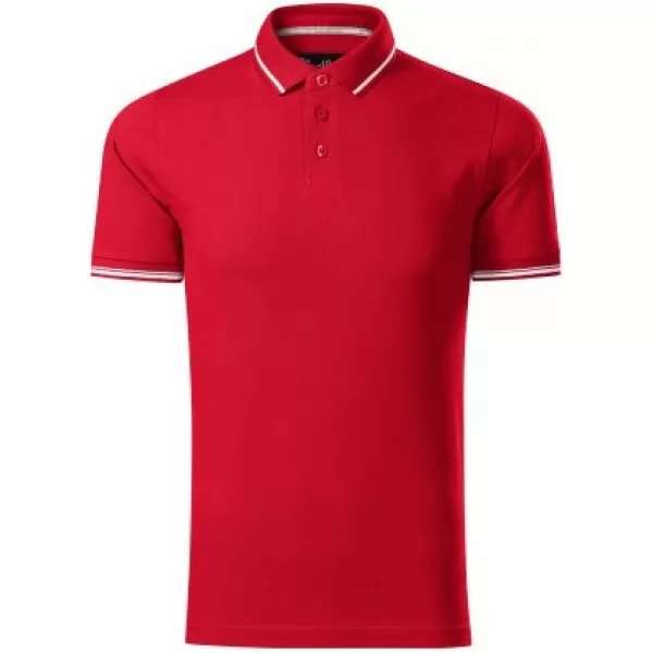  Férfi póló gallérral MALFINI PREMIUM PERFECTION PLAIN 251 PIROS KÉPLET 