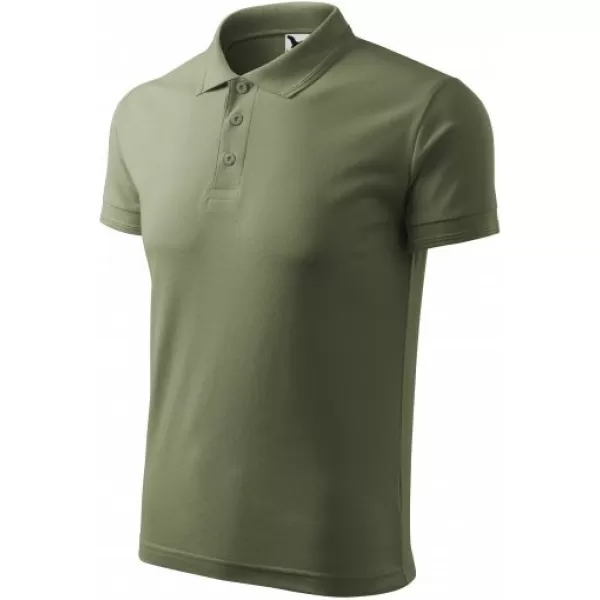  Férfi póló gallérral MALFINI PIQUE POLO 203 KHAKI 