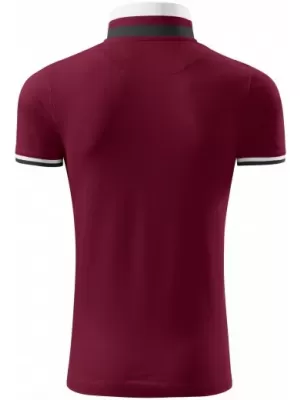 Férfi póló gallérral MALFINI PREMIUM COLLAR UP 256 GRÁNÁT