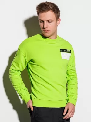 Férfi pulóver OMBRE AB1046 ZÖLD