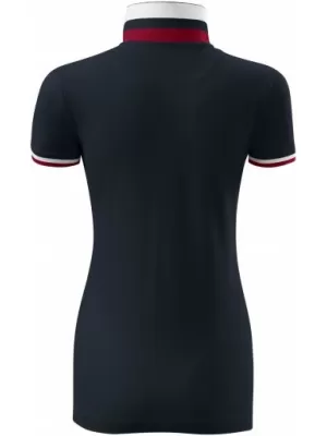 Női póló gallérral MALFINI PREMIUM COLLAR UP 257 SÖTÉT SÖTÉTKÉK