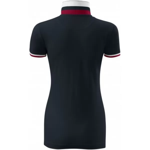  Női póló gallérral MALFINI PREMIUM COLLAR UP 257 SÖTÉT SÖTÉTKÉK 