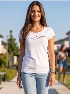 Dámské triko ALTISPORT CARRYOVER ALW001120 BÍLÁ