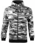 Férfi pulóver MALFINI CAMO ZIPPER C19 TEREPSZÍNŰ SZÜRKE