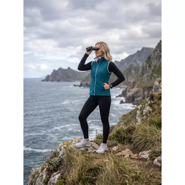  Női softshell mellény MALFINI VISION 516 SÖTÉT TÜRKIZ 