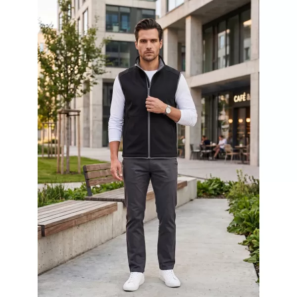  Férfi softshell mellény MALFINI VISION 517 FEKETE 