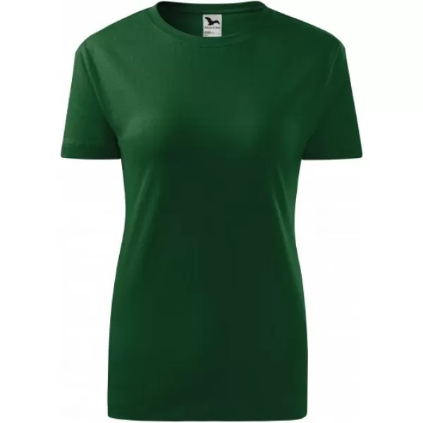  Női póló MALFINI CLASSIC NEW 133 ÜVEG ZÖLD 
