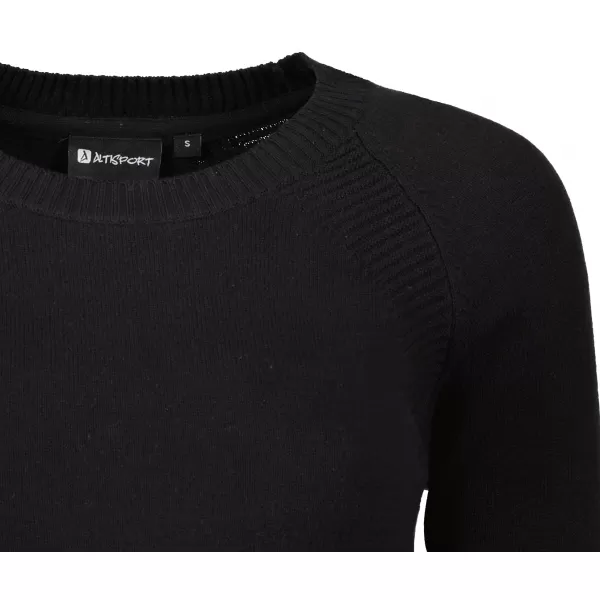  Női pulóver ALTISPORT ERLEA LPLS084 FEKETE 