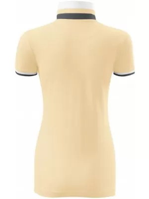 Női póló gallérral MALFINI PREMIUM COLLAR UP 257 BOURBON VANÍLIA