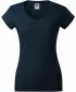 Női póló MALFINI FIT V-NECK 162 SÖTÉTKÉK